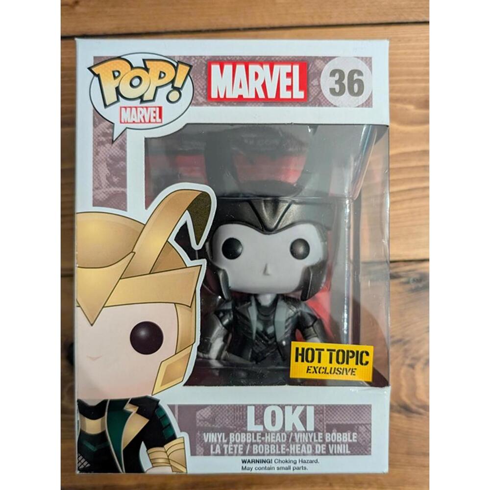 Black and White Loki Hot Topic Exclusive Funko Pop # 36